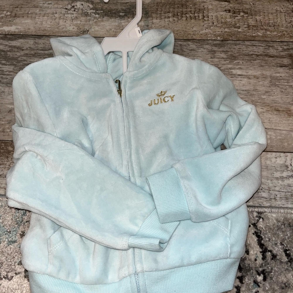Juicy Couture Kids Light Blue Hoodie